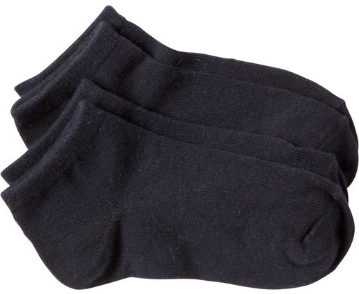 2 Pack School Low Cut Socks in Navy | Postie