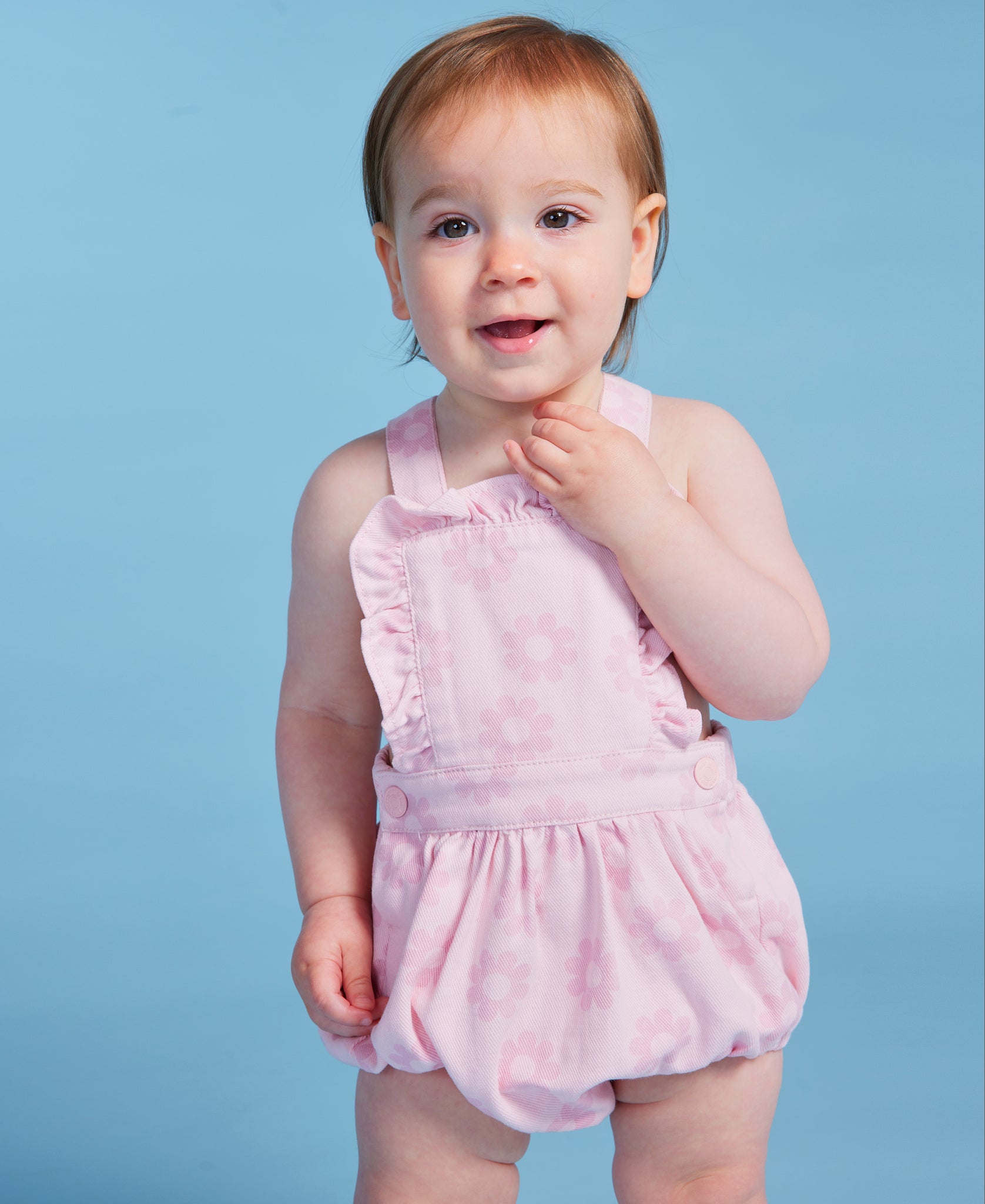 Denim baby outlet romper