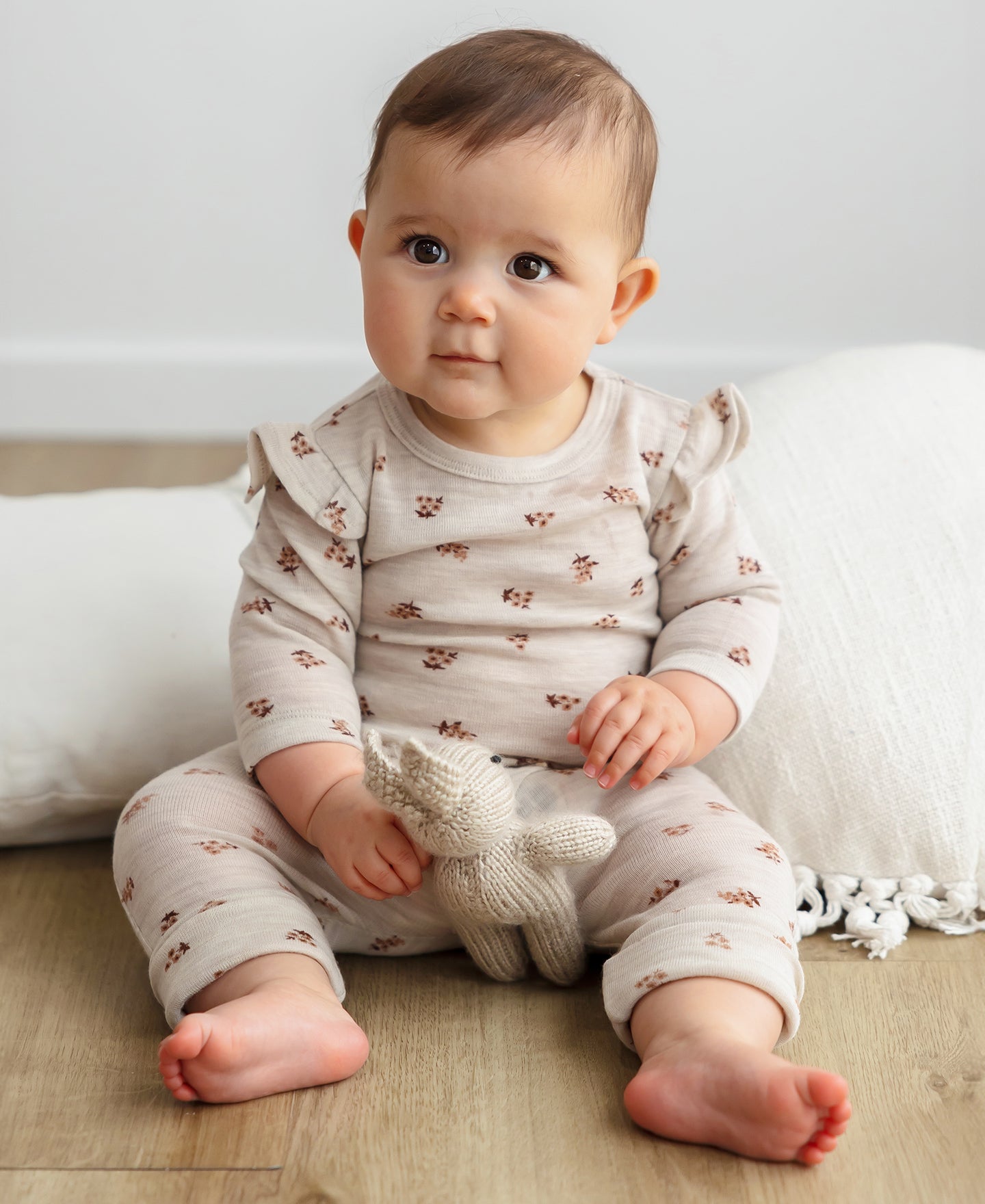 BABY LEGGINGS, choco - PaaPii Design