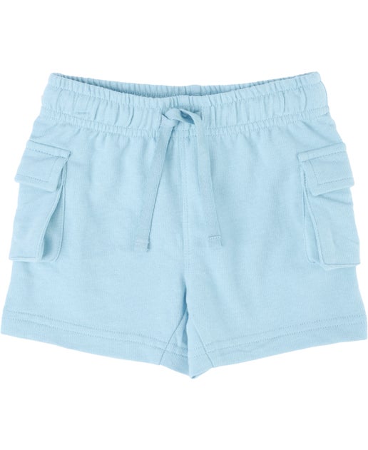 Babies' Terry Cargo Short in Blue | Postie