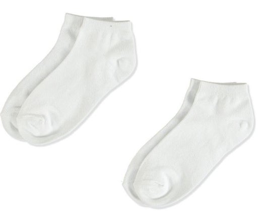 Favourites 2 pack Plain Low Cut Sock in White/white | Postie