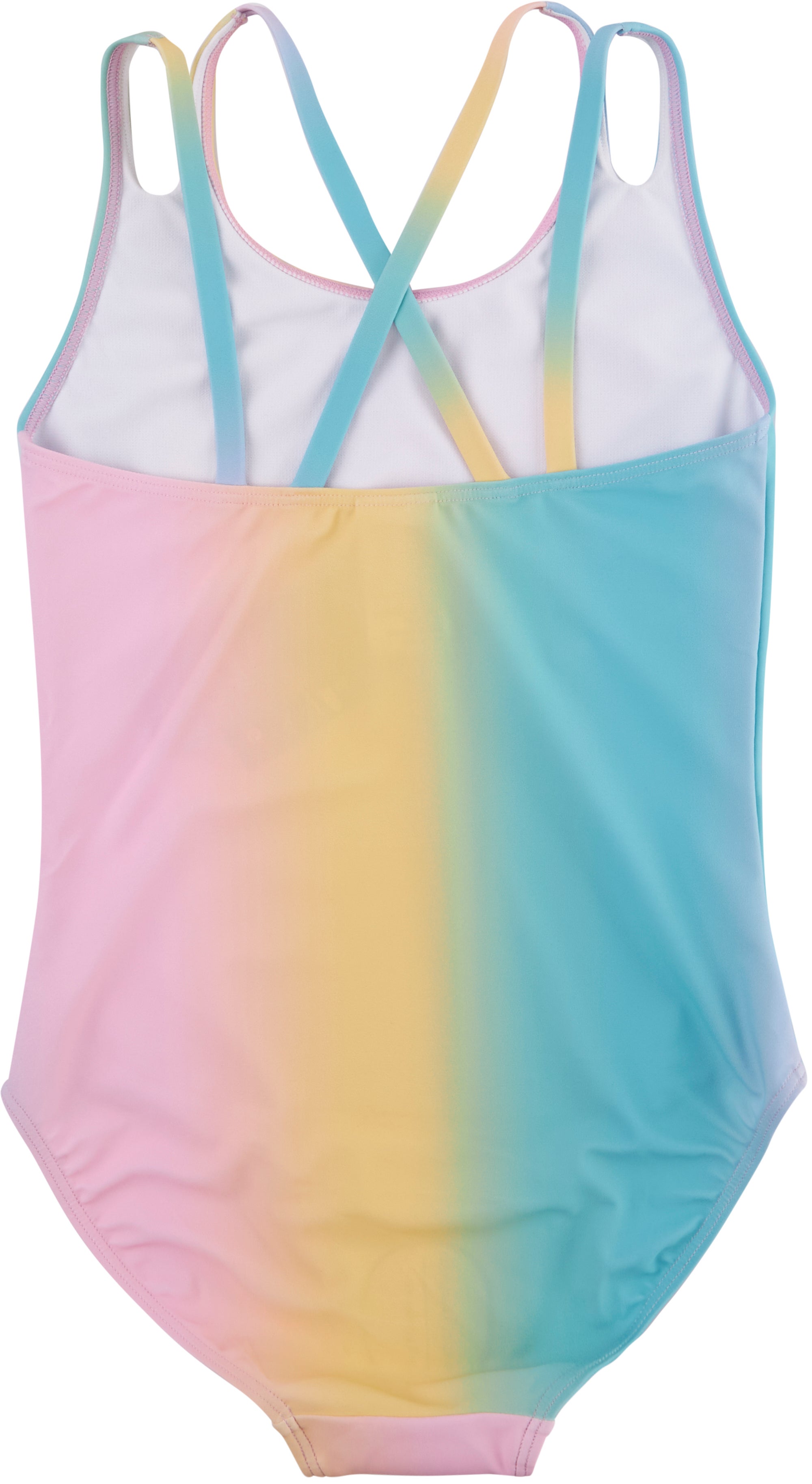 Kids Cross Back One Piece Swimsuit in Ombre Postie