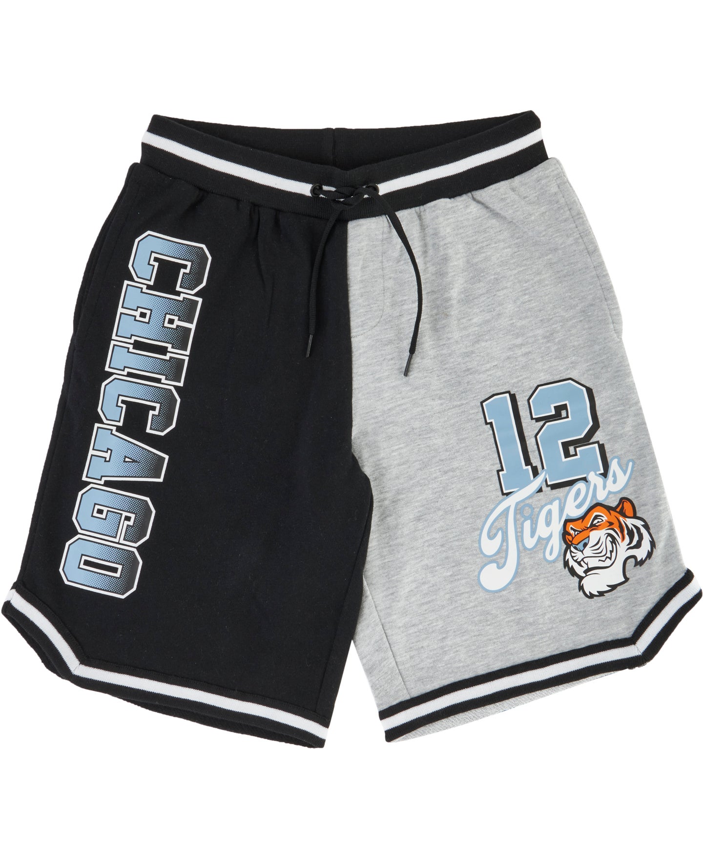 Kids' French Terry Basketball Short in Grey/black | Postie