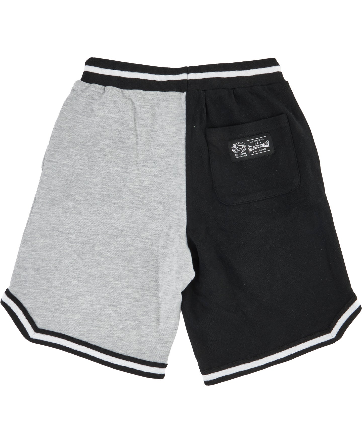 Kids' French Terry Basketball Short in Grey/black | Postie