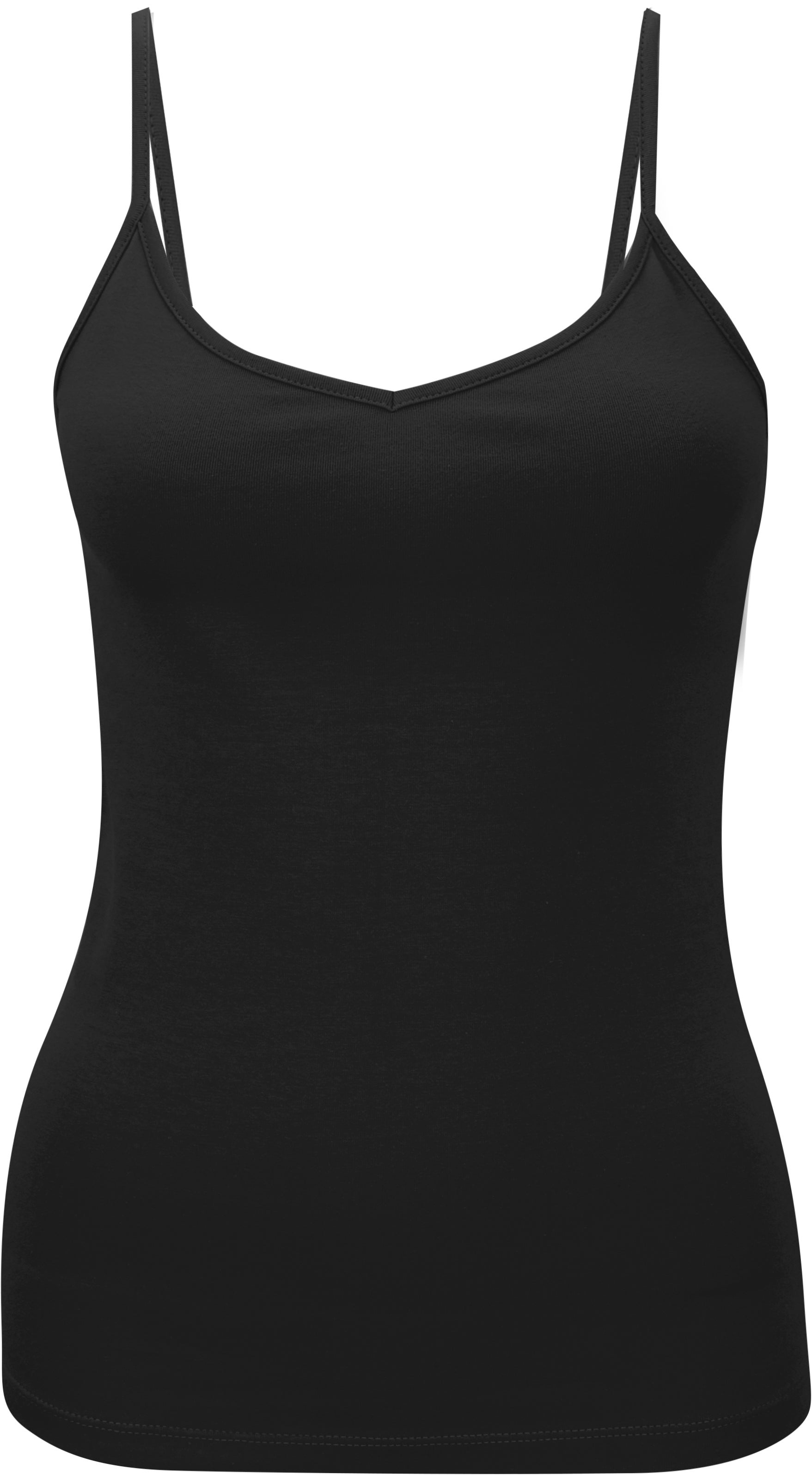 Women's Favourites 2-way Basic Cami in Black | Postie