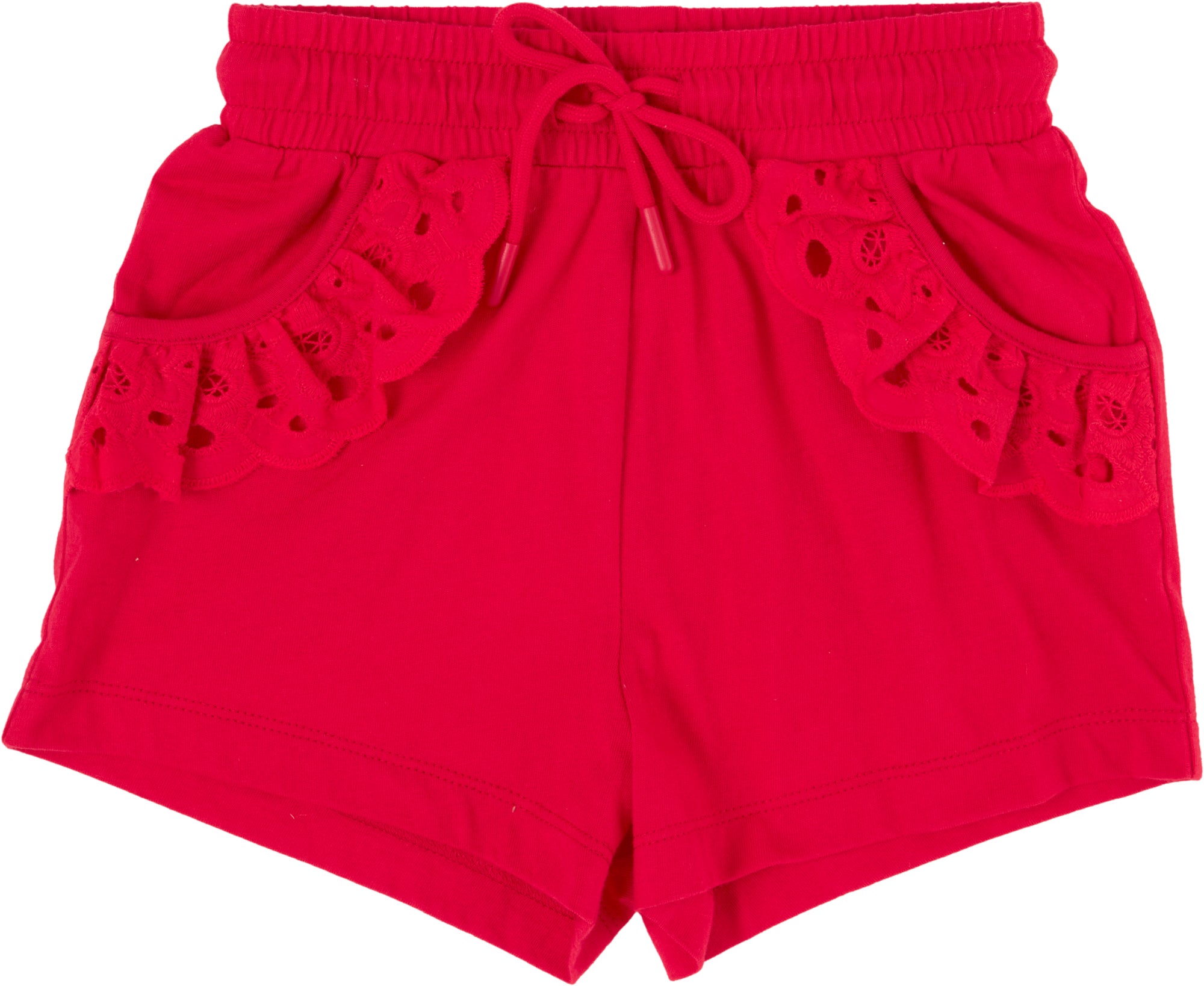 Little girls hot sale red shorts