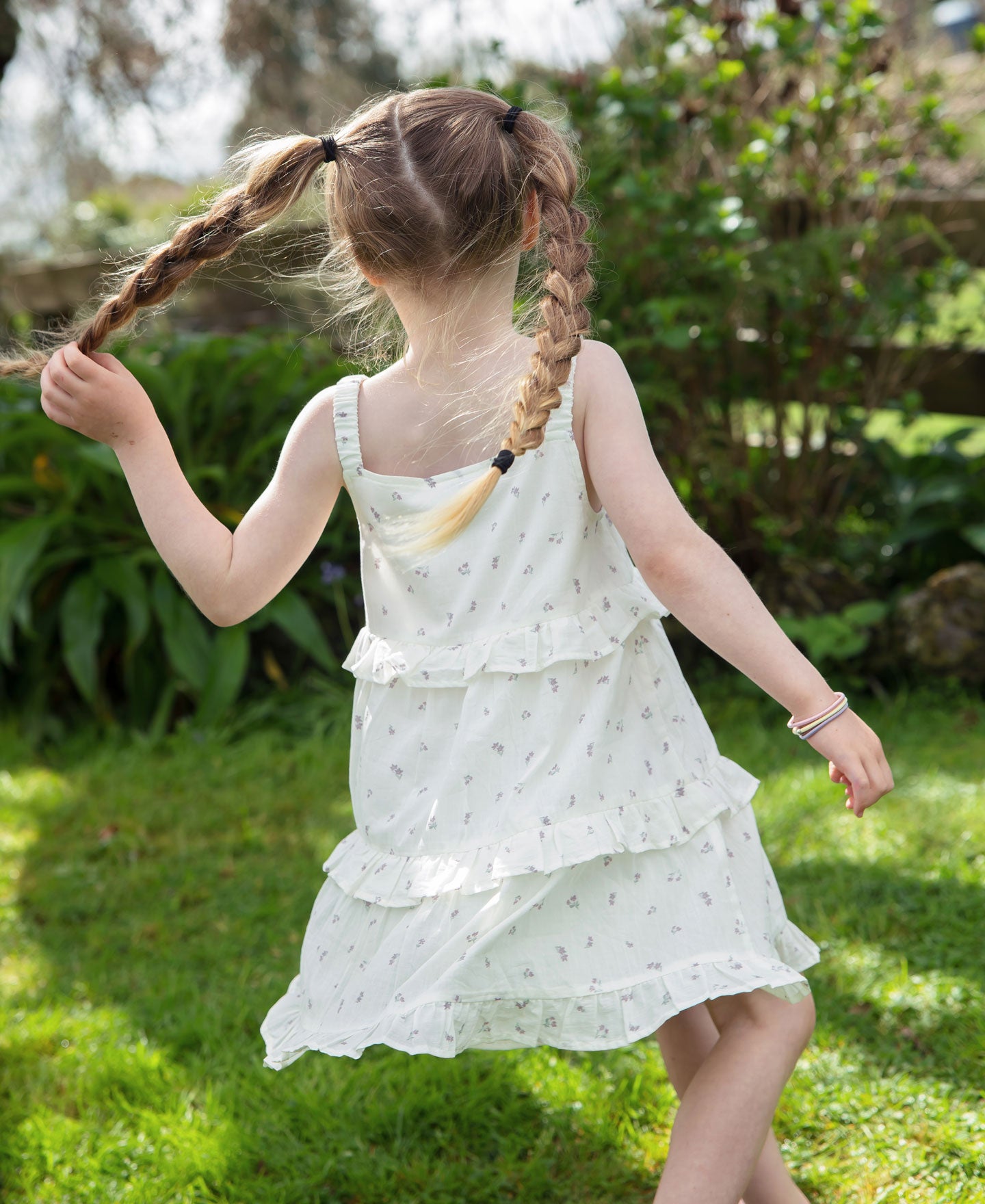 Patterned Cotton Dress - Light pink/floral - Kids | H&M US