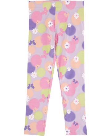 Little Kids' Print Essential Legging in Multi Spot Butterfly