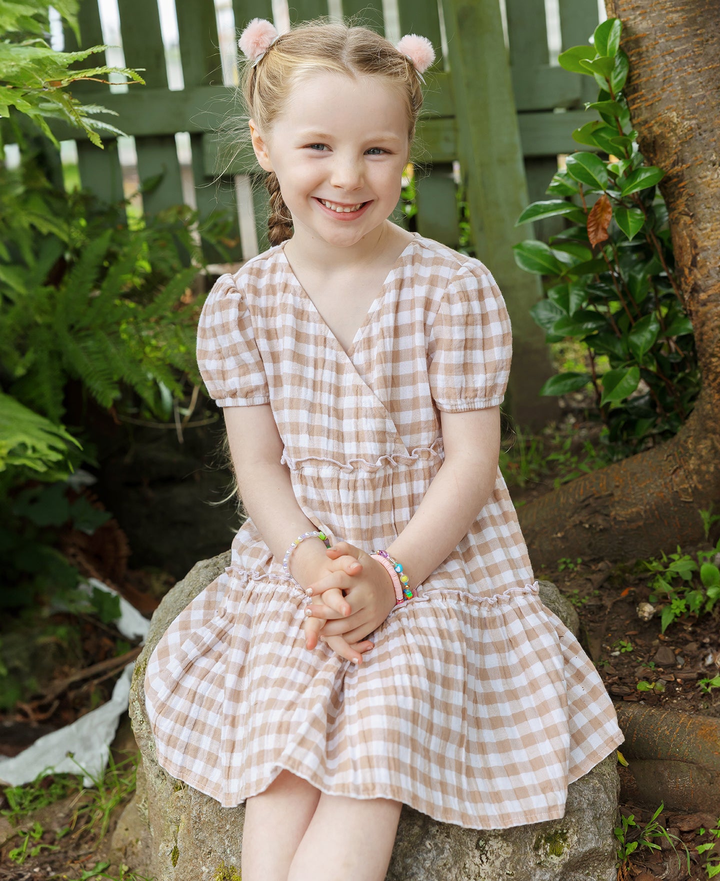 Gingham dress outlet kids