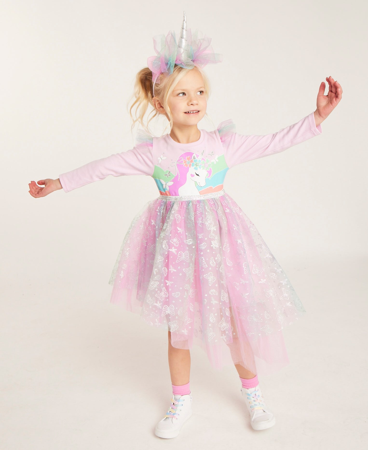 Gigi Unicorn Dress, Knee-length Girl Unicorn Costume for Baby Girls. Unicorn  Dress for Photo Shoot. Colorful Fluffy Unicorn Baby Girl Dress. - Etsy