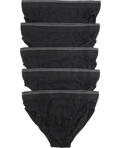 Men's 5 Pack Brief in Black | Postie