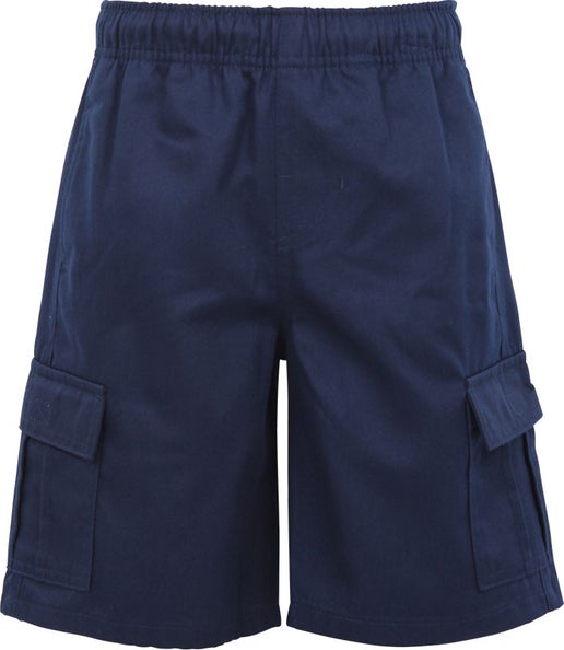 School+ Cargo Shorts in Navy | Postie