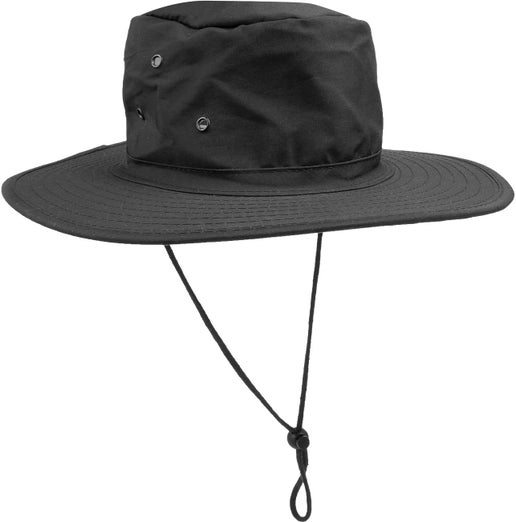School+ Wide Brim Hat in Black | Postie