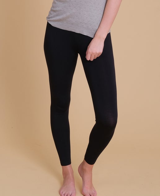 Women's Acrylic Thermal Pant in Black | Postie