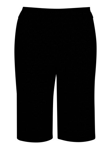 ICONOFLASH Women's Black Bermuda Shorts - Pull On Knee