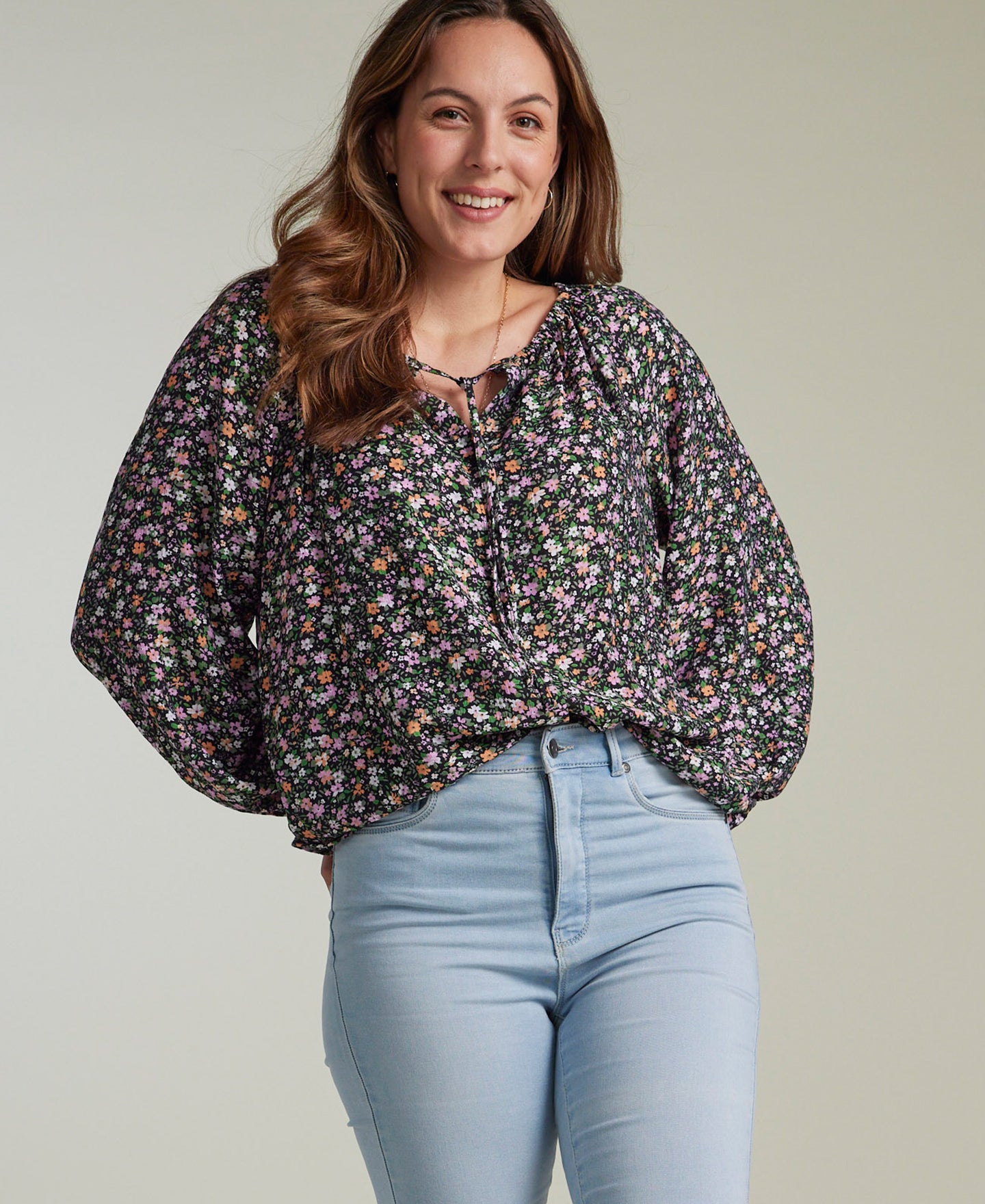 Boho floral top sale