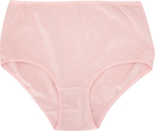 Women's Cotton Elastane Full Briefs in Zephyr Pink | Postie