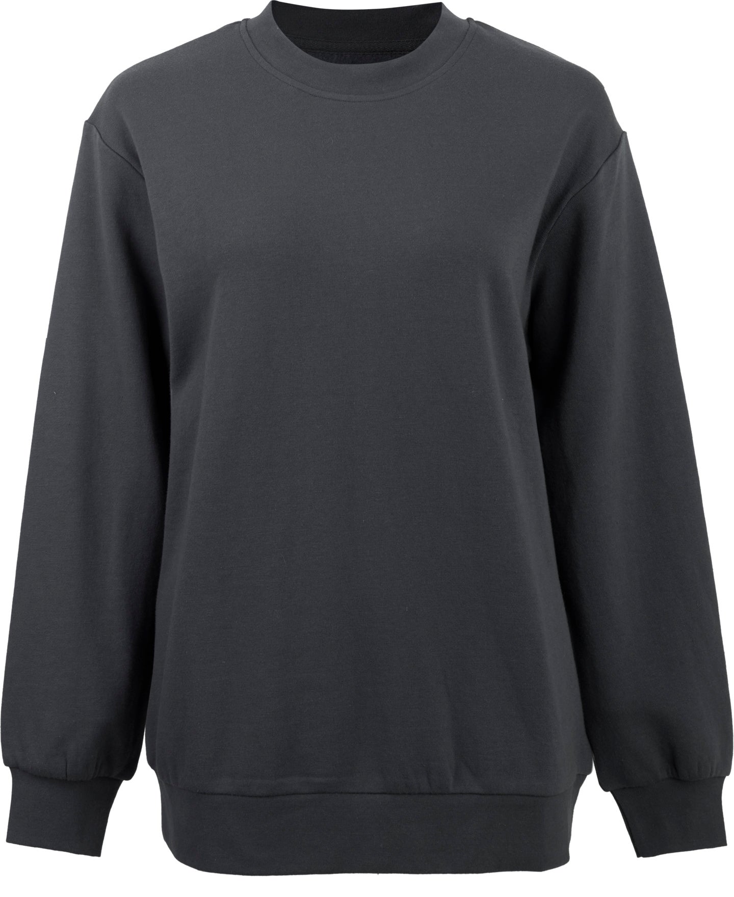 Women's Crew Neck Sweat in Charcoal | Postie