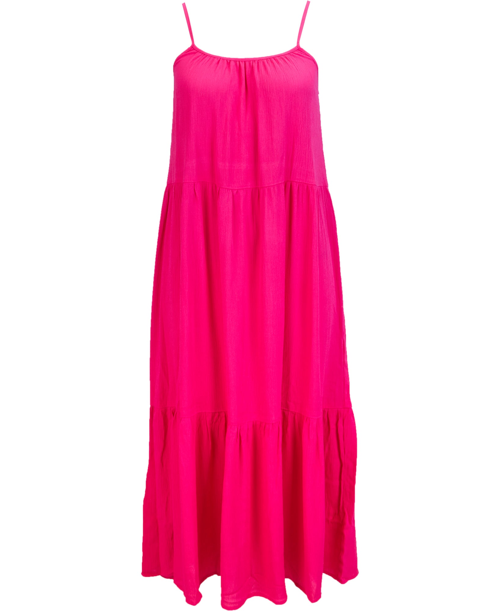 RHODE Crinkle Cotton Pink outlet Oversized Midi Dress