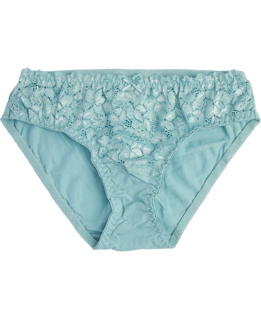 Women's Favourites Lace Bikini in Cameo Blue | Postie