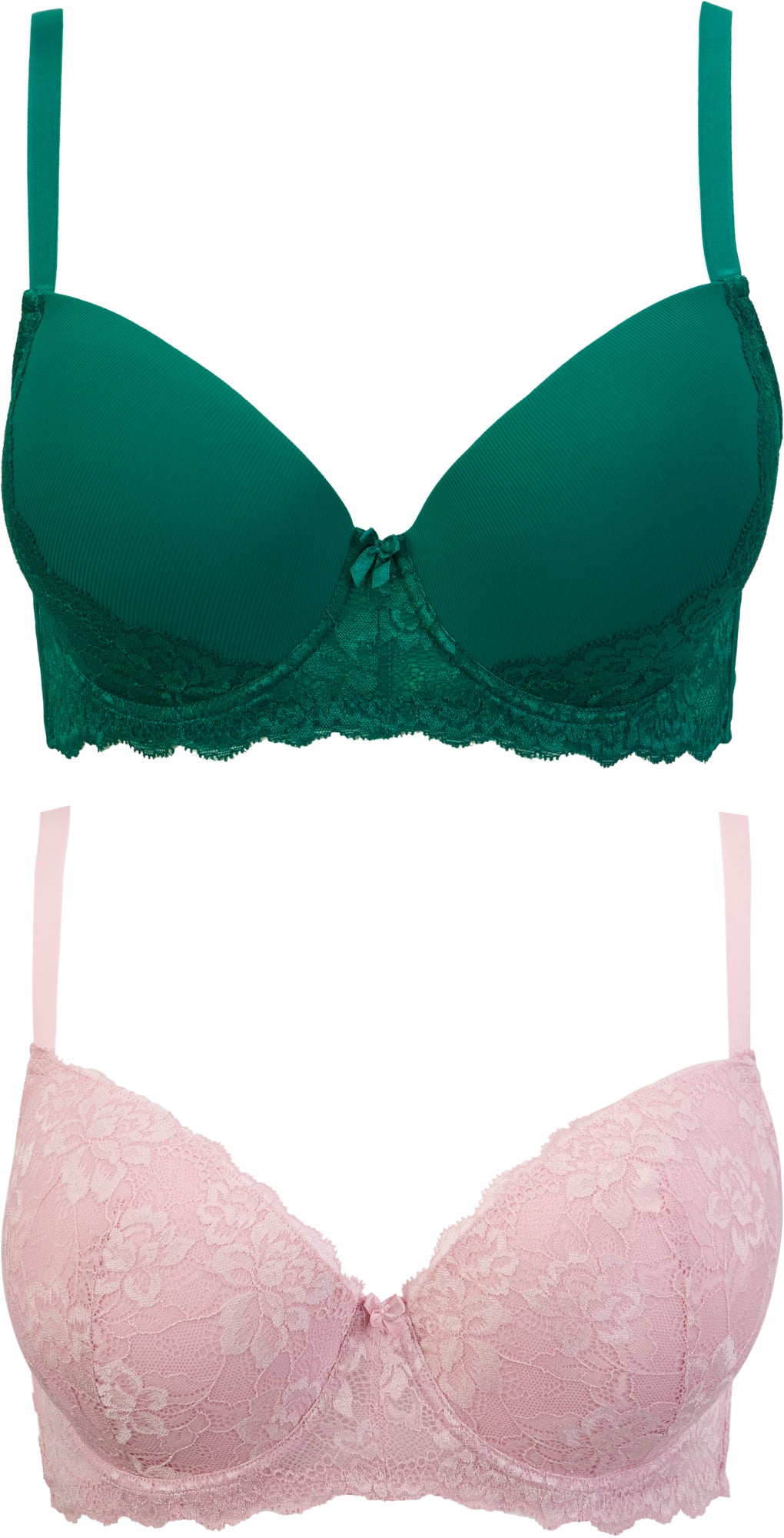 Lace Push-up Bra - Cerise - Ladies