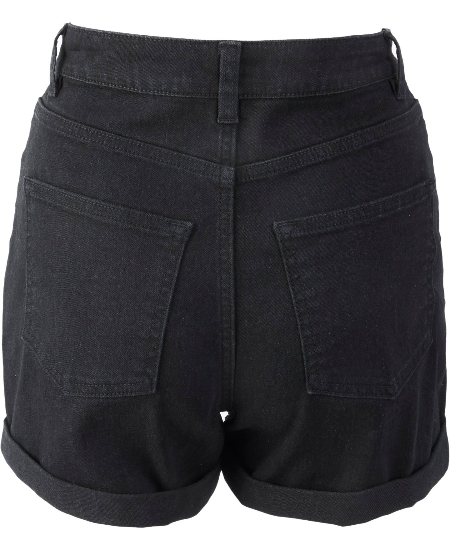 High waisted black short on sale shorts