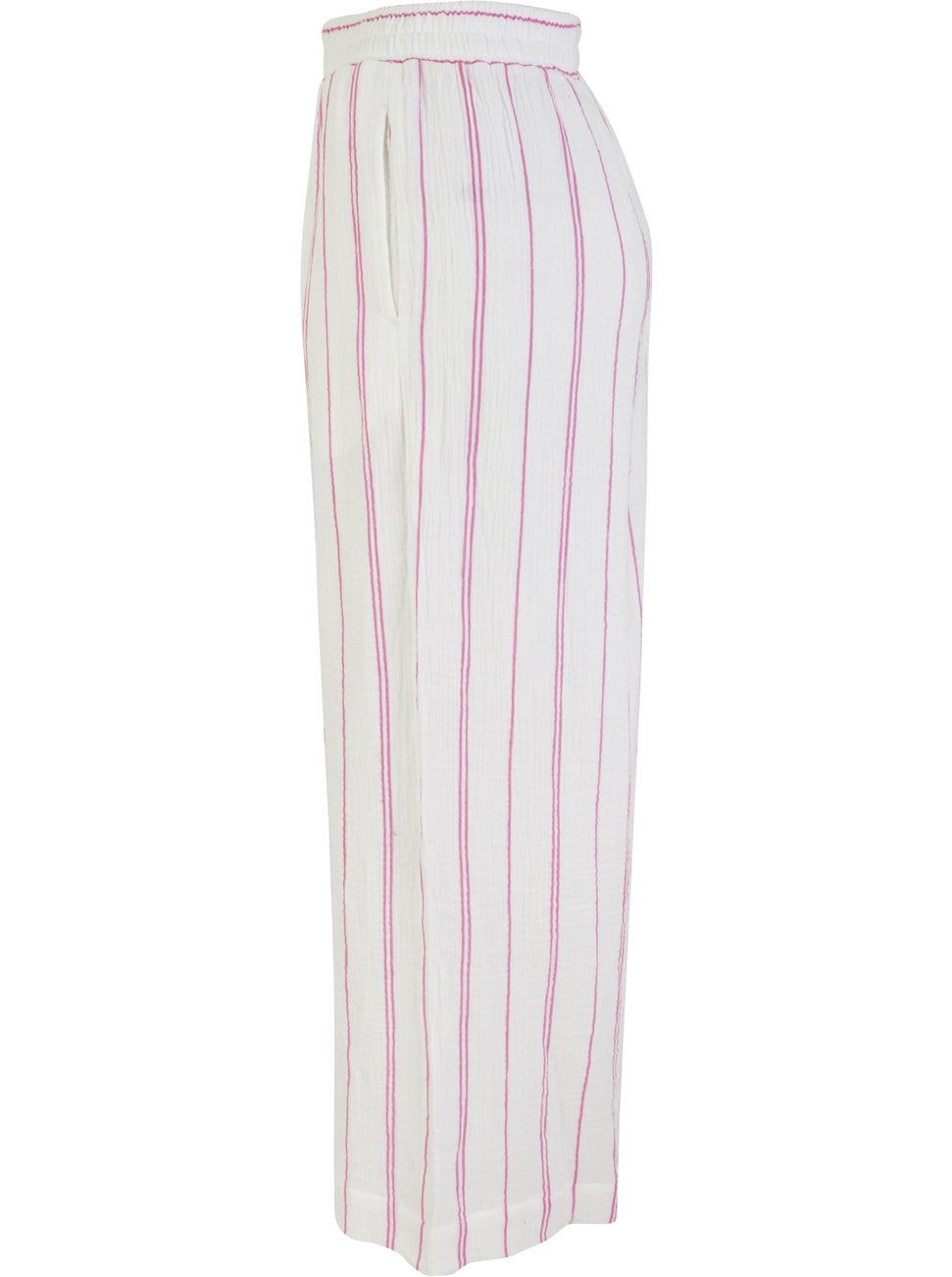 Women's Muslin Pant in Pink Stripe