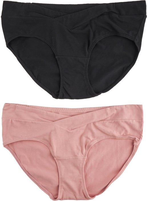 Ripe Maternity Organic Cotton Full Briefs Black, Underwear