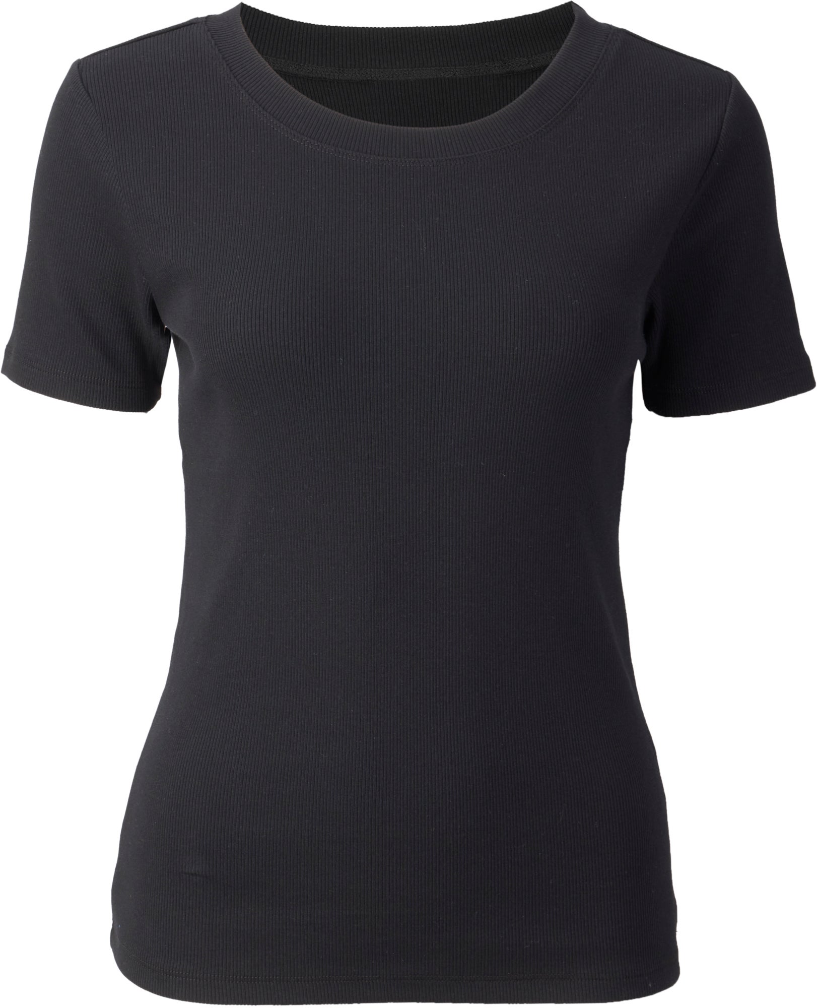 Black crew clearance neck tee women's