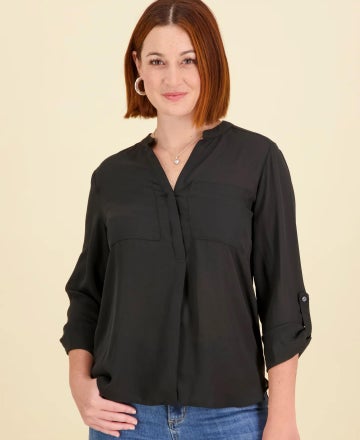 Women's sheer cheap blouses uk