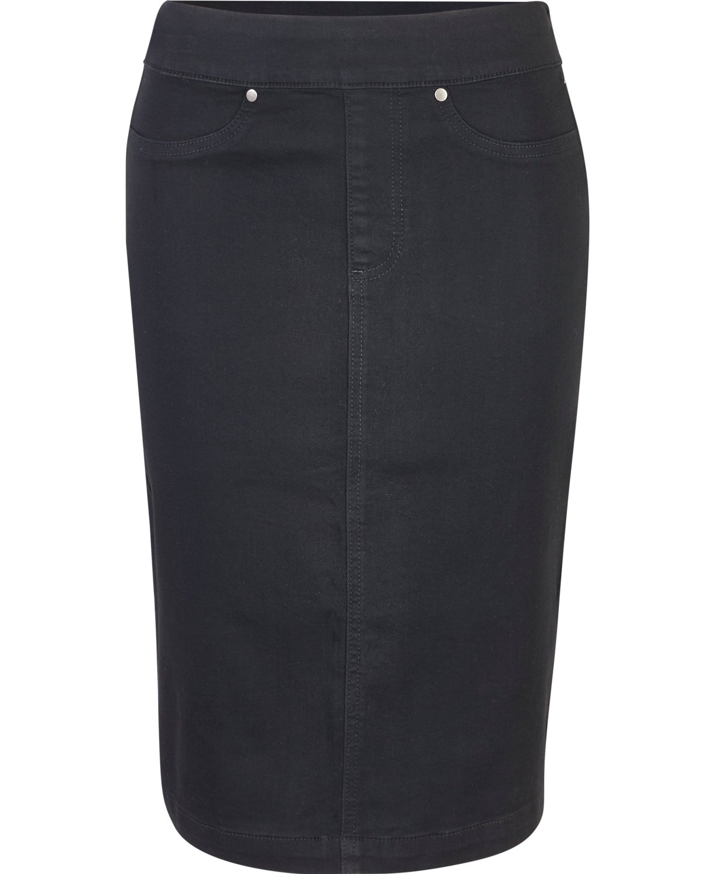 Black Front Denim Zip Skirt | Denim | Denim skirt, Skirts, Skirt outfits
