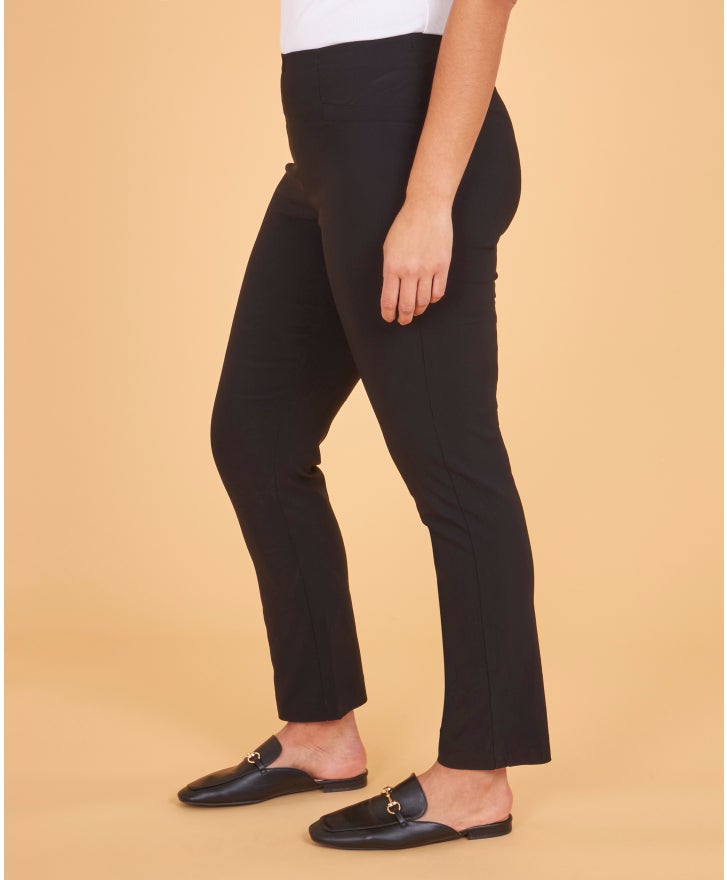 Studio Curve Bengaline Crop Pant, Black - Jeans, Pants & Shorts