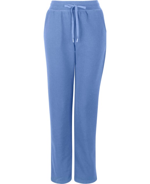 Women's Straight Leg Trackpants in Dusty Blue | Postie