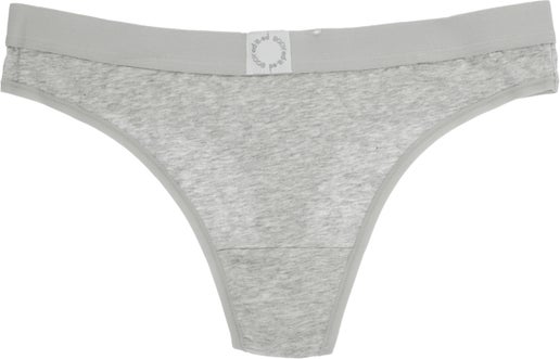 Women's Wideband G String in Light Grey Marl | Postie